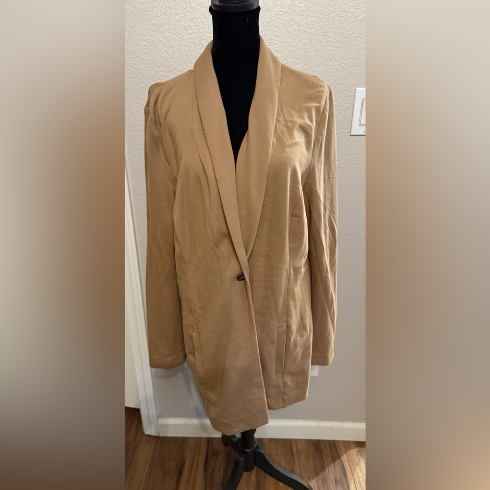 Elegant J. Jill Tan Ponte Blazer